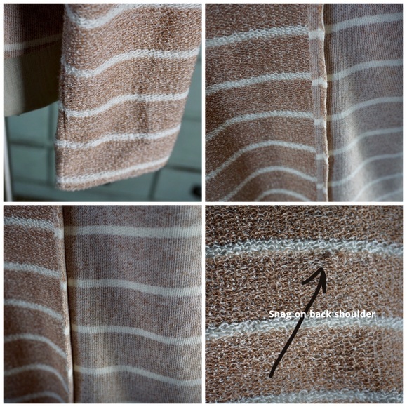 Anthropologie Devin Striped Textured Sweatshirt S - Picture 8 of 8